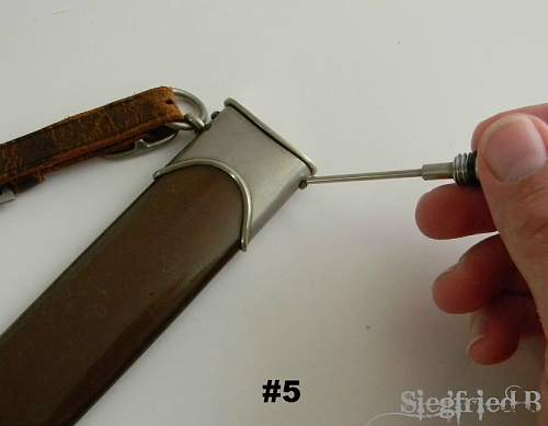 SA / SS scabbard throat removal