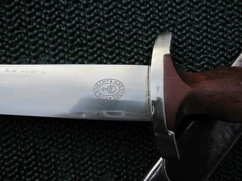 early SA dagger by Aug. Knecht