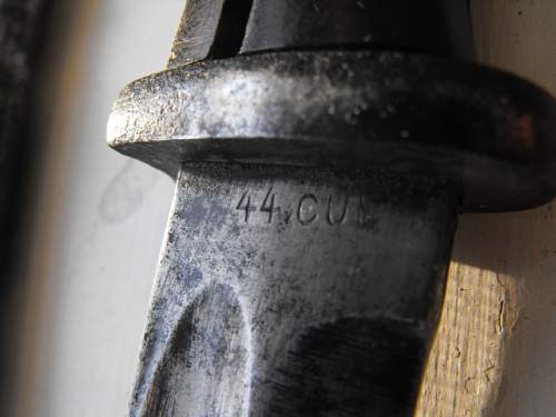 Rough and salty 44 CUL K98 bayonet