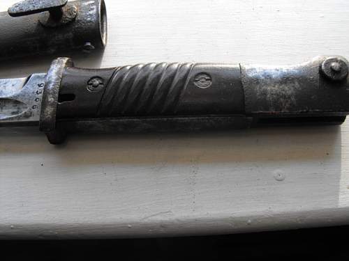 Rough and salty 44 CUL K98 bayonet