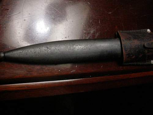 WW2 WKC k98 bayonet not numbered,commercial?