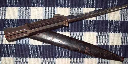 German Fighting-Trench Knife/Fixable Bayonet - ID