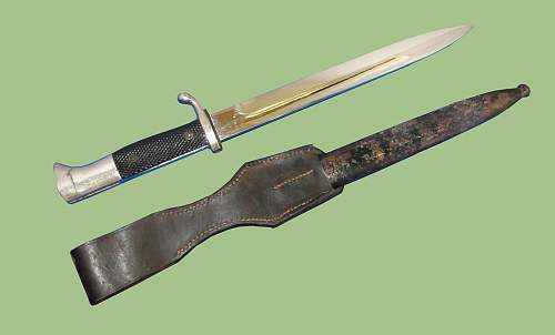 &quot;A.Evertz KS98 dress bayonet with spanner nuts.&quot;