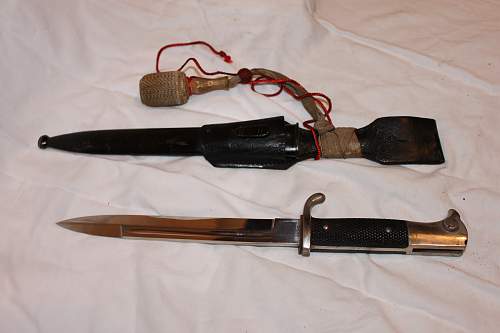 Identifying dagger and portepee