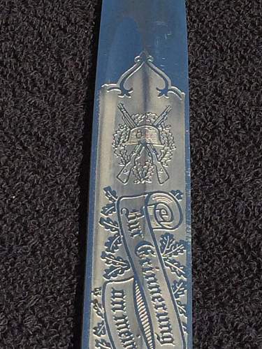 KS98 - Single Etched Long Dress Bayonet - Infantry - Carl Eickhorn