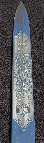 KS98 - Single Etched Long Dress Bayonet - Infantry - Carl Eickhorn