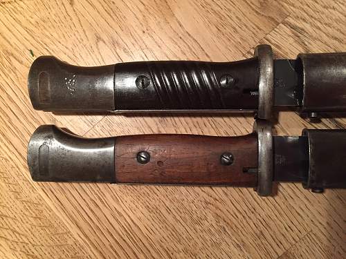 2 police acs bayonets