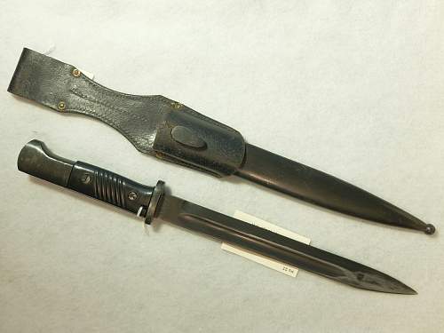 Late war K98 bayonet Query