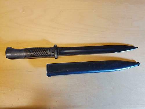 K98 Carl Eickhorn bayonet. Real or fake?