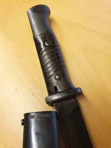 K98 Carl Eickhorn bayonet. Real or fake?