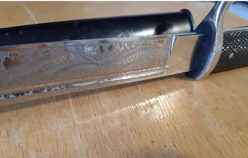 KS98 double etched bayonet