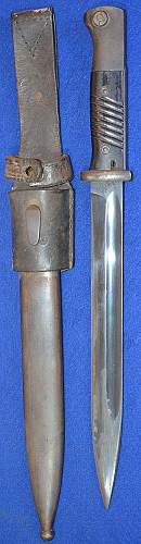 Need help please K98 COMBAT BAYONET