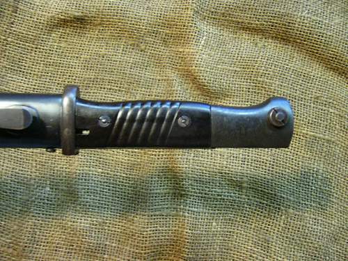 Reichspost Schutz marked bayonet authenticity