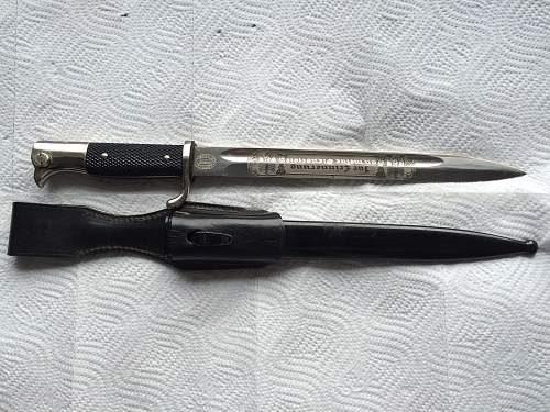 Need help identifying K98 Bayonet