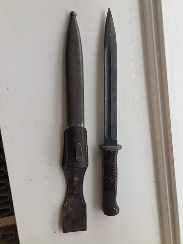 Two K-98 bayonets in full set.