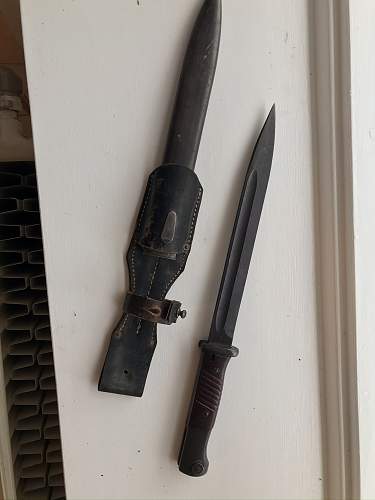 Two K-98 bayonets in full set.