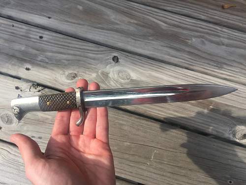 Soviet-captured K98 Bayonet / Fighting Knife?