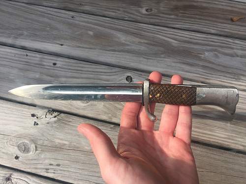 Soviet-captured K98 Bayonet / Fighting Knife?