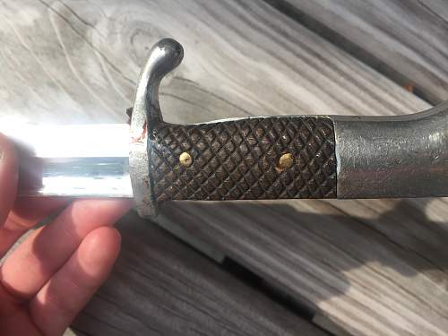 Soviet-captured K98 Bayonet / Fighting Knife?