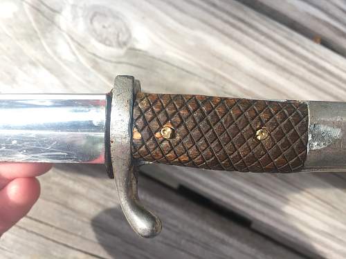 Soviet-captured K98 Bayonet / Fighting Knife?