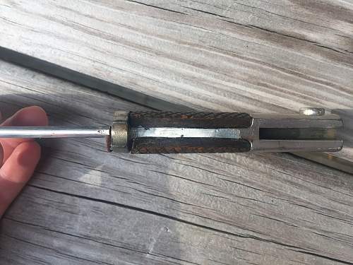 Soviet-captured K98 Bayonet / Fighting Knife?