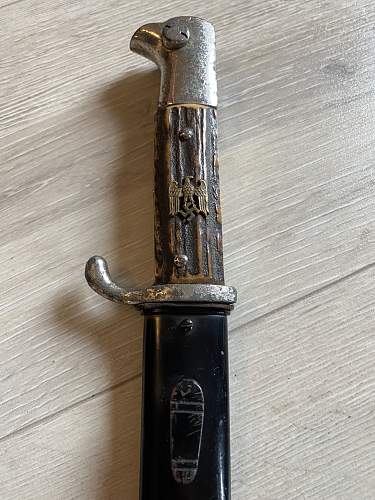 Authentic or replica? Hirsch k98 bayonet