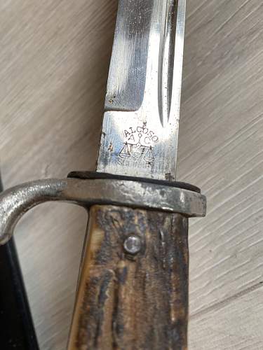 Authentic or replica? Hirsch k98 bayonet