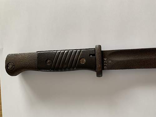 Serial number location k98 bayonet