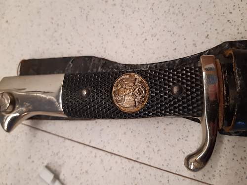 Robert Klaas Dress Bayonet w / Added Grip Emblem