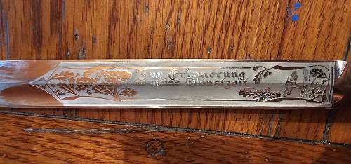 Etched Bayonet