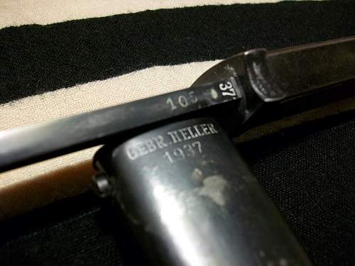 German K98 GEBR Heller 1937. HELP WITH UNKOWN MARK ((UNIT MARK))