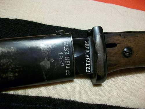 German K98 GEBR Heller 1937. HELP WITH UNKOWN MARK ((UNIT MARK))