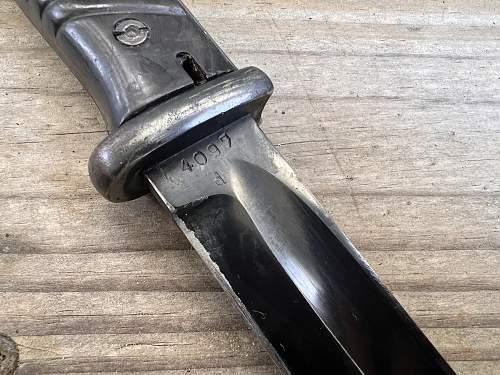 New Collector: Evaluation on this 1940 Clemen &amp; Jung K98 Bayonet?