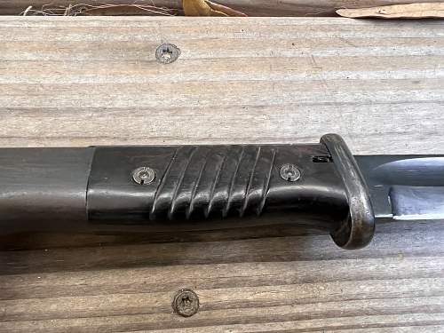 New Collector: Evaluation on this 1940 Clemen &amp; Jung K98 Bayonet?