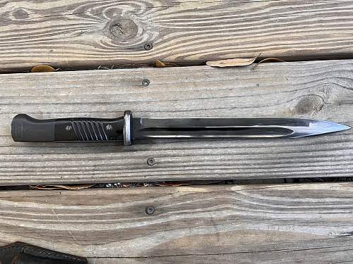 New Collector: Evaluation on this 1940 Clemen &amp; Jung K98 Bayonet?