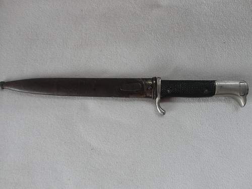 Unknown Bayonet and a Short Dress Bayonet