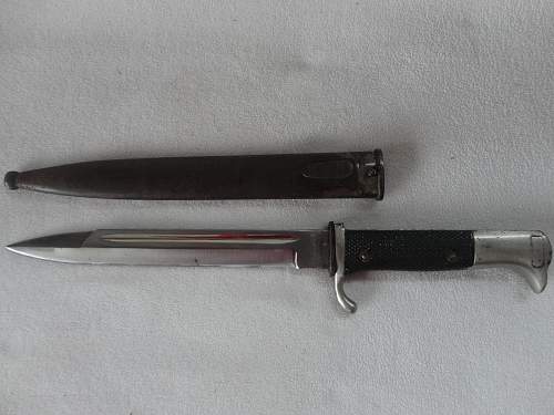 Unknown Bayonet and a Short Dress Bayonet