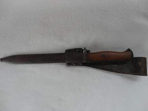 Unknown Bayonet and a Short Dress Bayonet