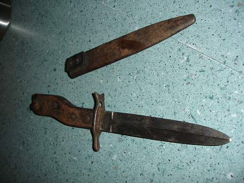 German Bayonet found