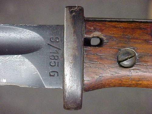 Early K98 bayonet