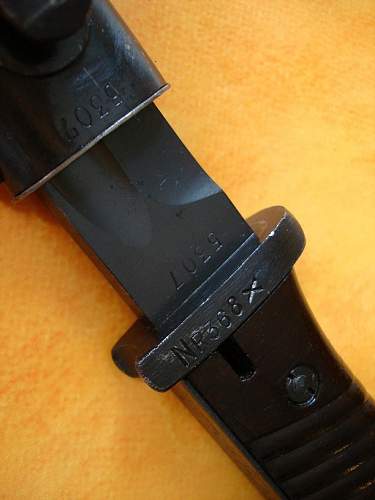 Marking on k98 bayonet??