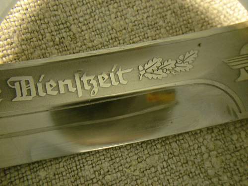 etched dress-bayonet Robert Klaas