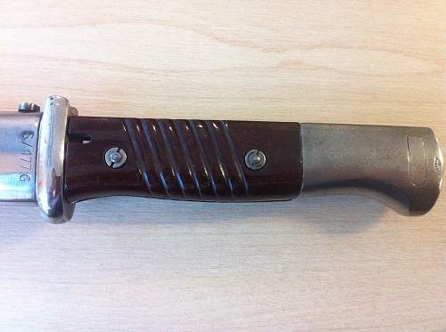 Mauser K98 Bayonet help...