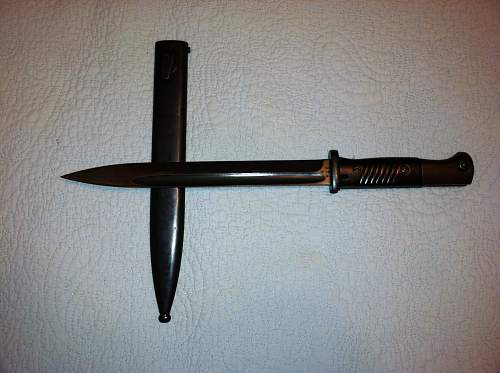 Mauser K98 Bayonet help...