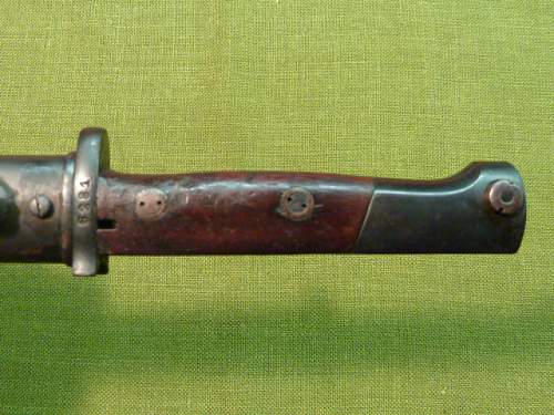 German captured bayonets