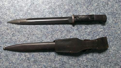 Number matching K98 bayonet