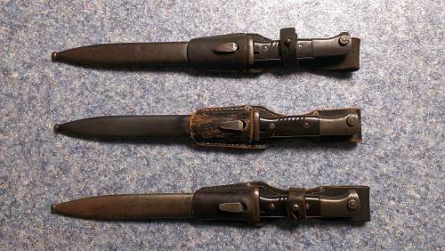 Number matching K98 bayonet