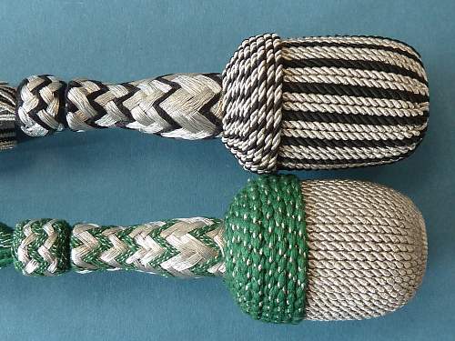 Knots and Portepee of the SS-VT / Waffen-SS