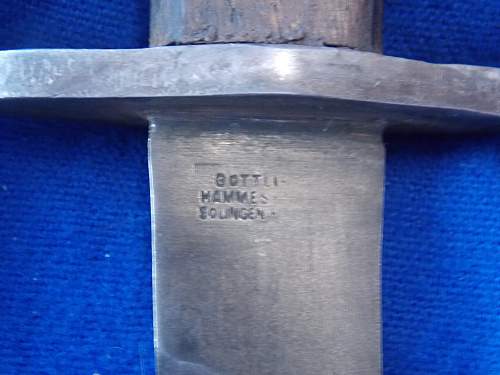 WW1-WW2 German trench knife?