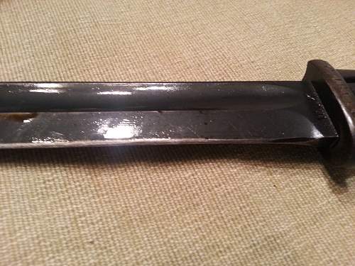 K98 bayonet with matching s/n part of 4 collection picked